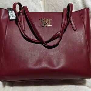 Badgley Mischka XL Tote *New With Tags* - Red Wine/Brick